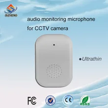 SIZHENG SIZ-140 PVC audio surveillance device white cctv sound monitor microphone sensitivity -50dB giantree adjustable cctv microphone audio pickup device monitor safety security device high sensitivity dvr cctv accessories