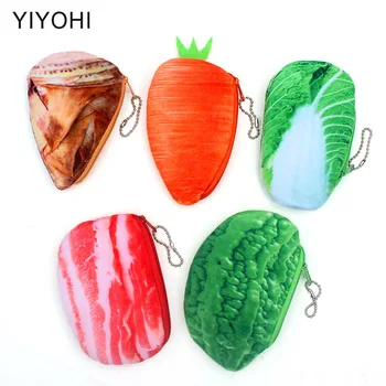 

Cartoon 3D Vegetables Plush Children Lady's Coin Purse & Wallet Pouch Case Bag Pendant Makeup Storage BAG Holder Pouch Handbag