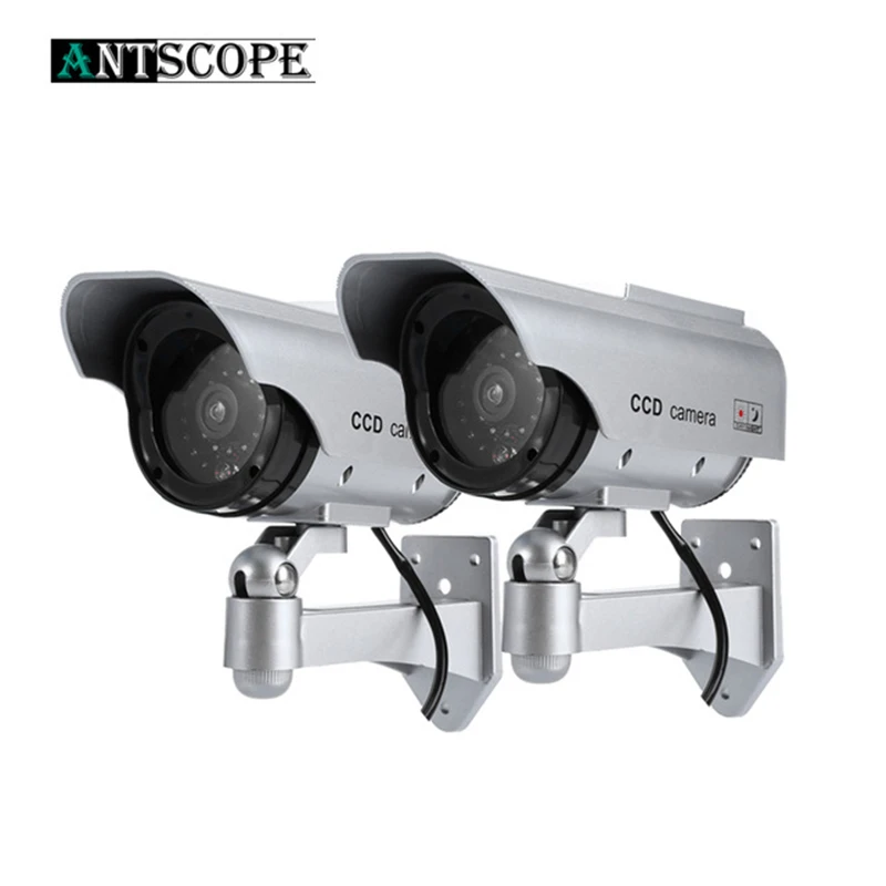 

Antscope Waterproof CCTV Indoor Office Household Surveillance False Fake Dummy Security Camera With LED Red LED Bullet Cameras30