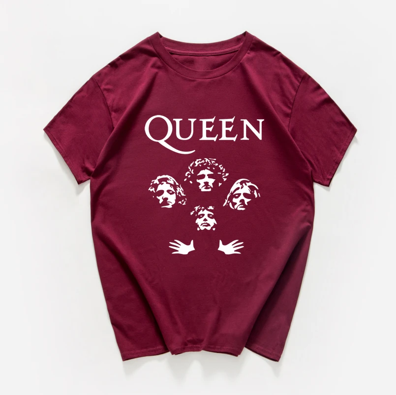 Женская футболка с блестками Rock Band Queen винтажная уличная из 100% хлопка размера