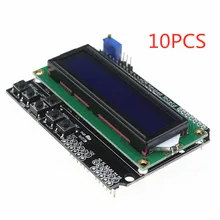 10 шт lcd 1602 символ lcd Вход и выход Плата расширения lcd клавиатура щит для arduino