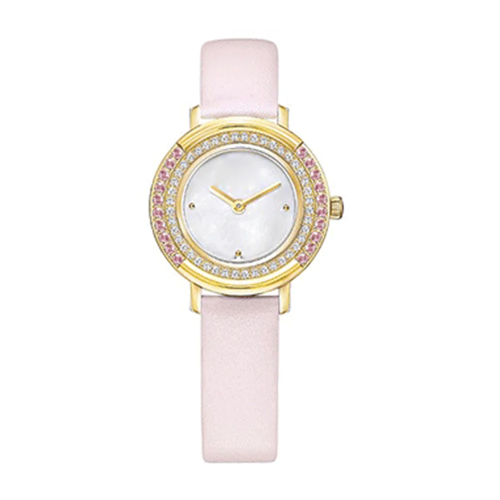 

ROBOL SWA Original Elegant and Elegant Women's Fine Logo Quartz Watch Plateau Version Model Making Copy Jewelry Watch for Women