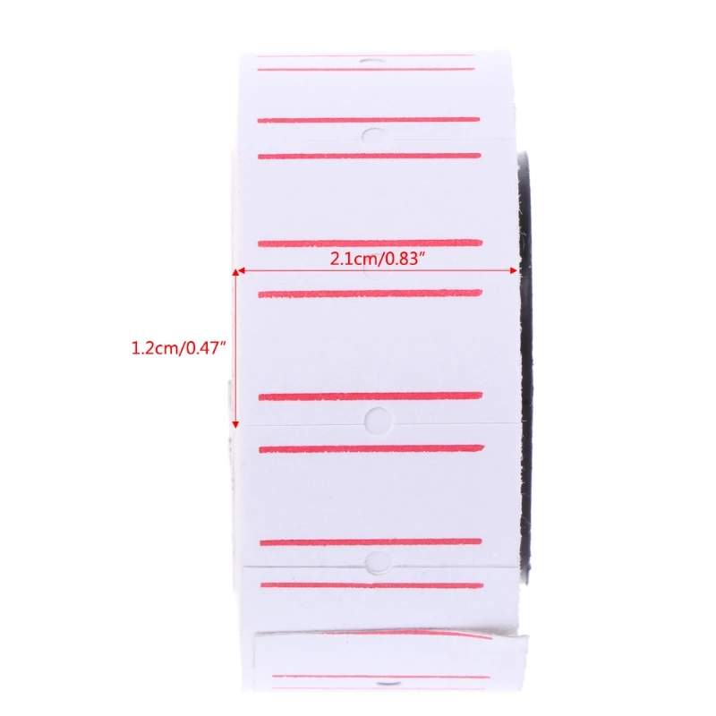 5000Pcs Adhesive Price Tag Label Paper For Labeling Machine Mx-5500