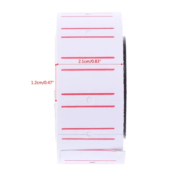 

5000Pcs Adhesive Price Label Paper Tag Sticker For Mx-5500 Price Gun Labeller