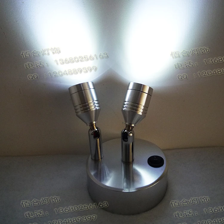 

NEW 5 battery book light led small spotlights Showroom cabinet lights cabinet lights backdrop bedside lamps living room SD28