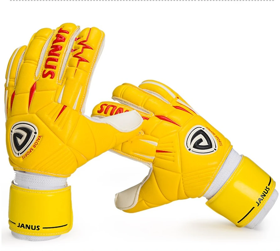 Новые мужские профессиональные футбольные вратарские перчатки для футбола уплотненные латексные Вратарские прочные перчатки для защиты пальцев
