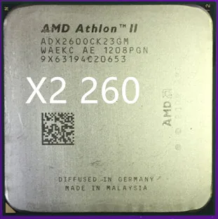 Процессор AMD Athlon II X2 260x2 260 3 2 ГГц м 2000 разъем am3 am2 + 938 pin бесплатная доставка |