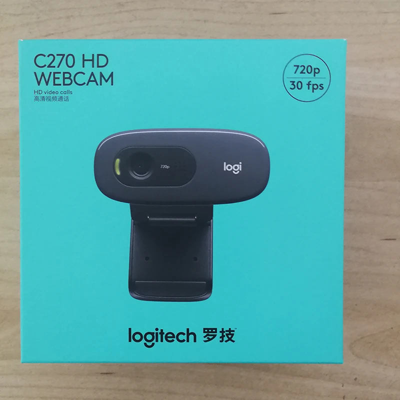 Оригинальная веб-камера logitech C270/C270I HD 720 P, встроенный Micphone USB2.0, мини-Компьютерная камера для ПК, ноутбука