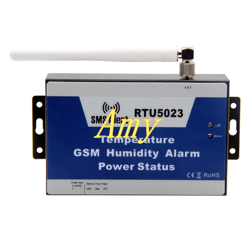 

GSM SMS power failure alarm, temperature and humidity alarm, voltage detection alarm RTU5023