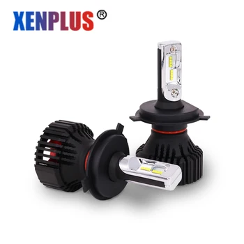 

Xenplus 2PCS H7 Led H4 Car light H8/H11 9004 9007 9005 9006 HB3 HB4 H13 Lumileds ZES Chip headlight Bulb 12V 8000lm fog lamp