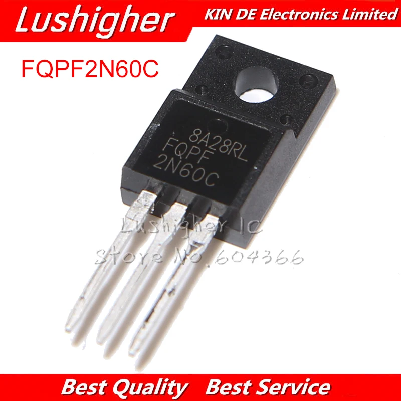 10PCS FQPF2N60C 2N60C TO 220 2N60 TO220 MOS FET transistor New original ...