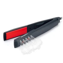 Brand professional ion ceramic glaze electric splint hair straightener straight clip straighten iron hair curler Video Tutorial