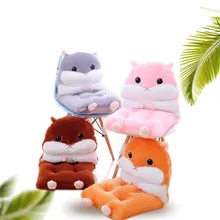 Съемный цельный хомяк Задняя накладка Милая Подушка на стул, подушка теплая подушка