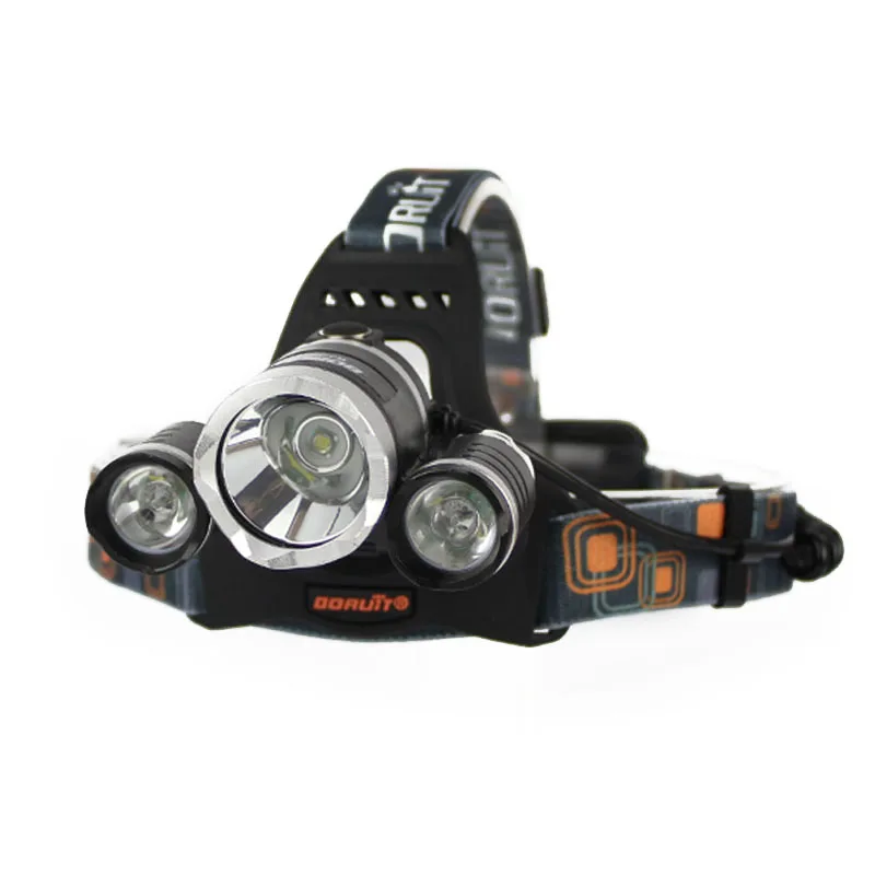 Boruit 6000LM 3x XM L T6 LED Stirnlampe Kopflampe 2x18650 аккумуляторная батарея Авто USB EU Ladegerat Кемпинг
