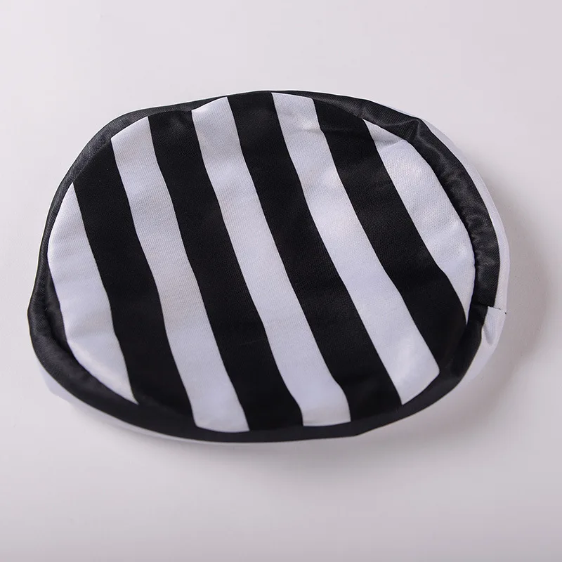 Men Prisoner Halloween Costume Bloody Prisoner Clothes Prison Uniform Black and White Stripes Prison School Party Fancy Costume