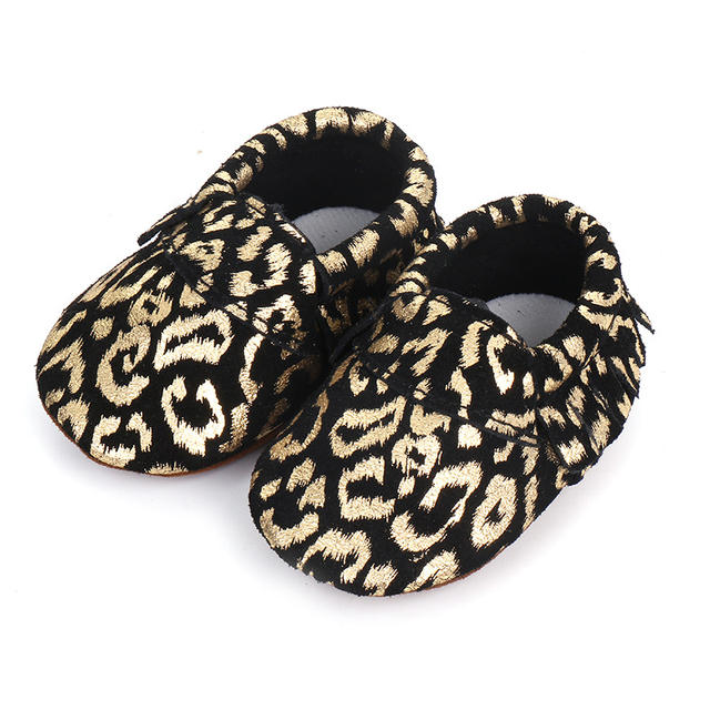 GENUINE LEATER SKULL BABY SHOES