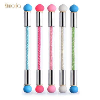 

1pcs Double-Head Nail Art Dotting Pen Sponge Silicone Nail Smudge Pen Gradient Painting Printing UV Gel Nail Art Beauty Tools
