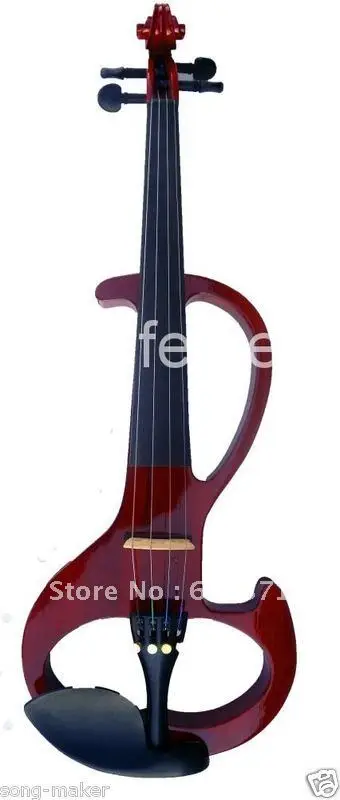

4/4 High quality red Electric violin Stage-specific