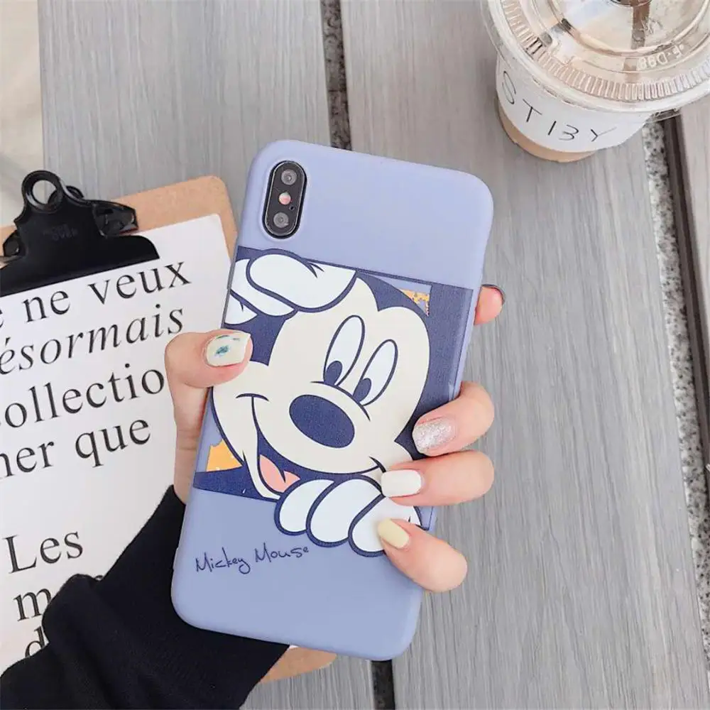 Силиконовый чехол с мультяшным рисунком для Iphone XS MAX XR X чехлы Apple IPhone 7 8 6 S Plus