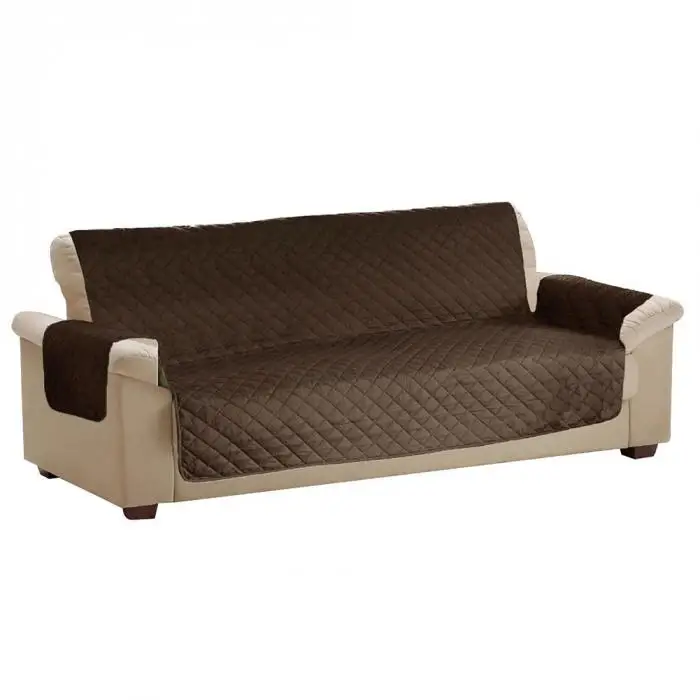 Стеганый диван, подлокотник, кресло, набор для домашних животных, защитный чехол для мебели, подушка, E2S