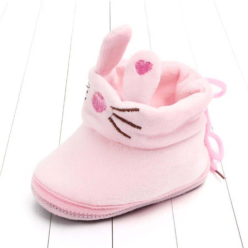 Indoor First Walkers Baby Shoes Cotton Anti-slip Booties Winter Wammer Baby Girl Boy Shoes Newborn Slippers Footwear Booties (22)