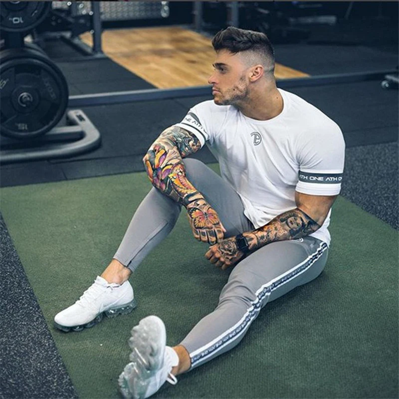 T-Shirt Homme Gyms T shirt Men-4