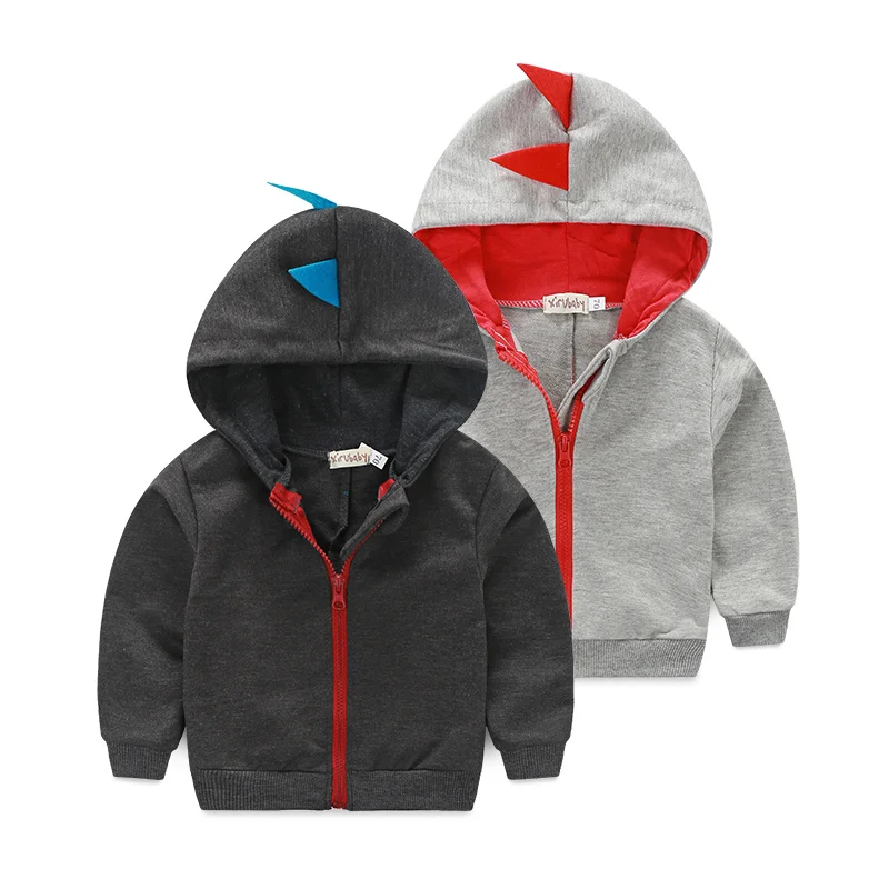 Bebes clothes baby hoodies 1piece baby clothing dinosaur animal baby boy sweatshirt baby coat 6