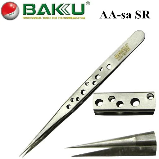 

BK AA-sa SR Advanced Non-magnetic Stainless Ultra Rigidity and Ultra Fine Tip Tweezer