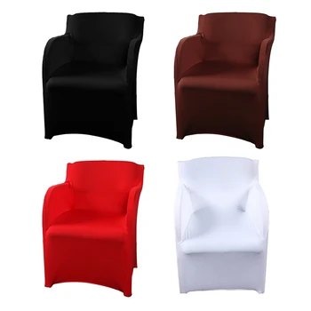 

2019 Dining Chair Slipcovers Spandex Chair Covers Solid Large Dining Room Chair Protector Home Decor