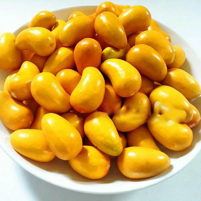 Household Office Table Decoration Artificial Mango Fruit Yellow 