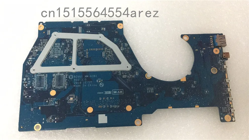 amazing  New Original Laptop Lenovo YOGA3 14 YOGA 3 14 Motherboard Mainboard I3-5005 UMA NM-A381 5B20K78777
