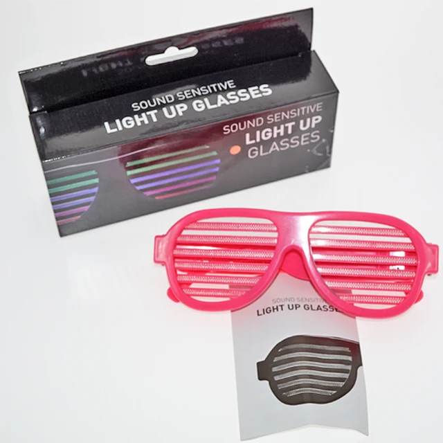 Led Dance 1pc Lot Led Glasses Voice Sound Control Luminous