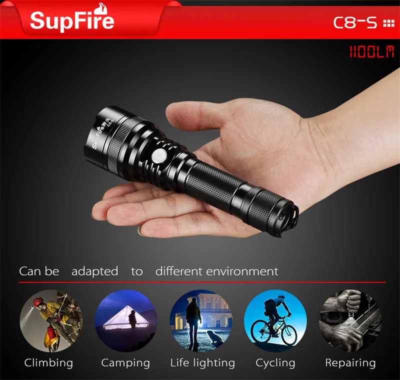 LED flashlight 12