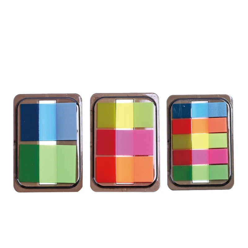 

Office School Colorful Paper Tab Translucent Fluorescent Sticker Bookmark Marker Memo Flags Index Sticky Note Joy Corner