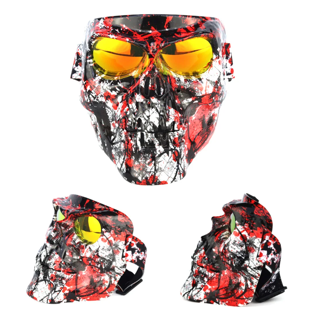 Для Nerf военных игр 18 см с гальваническим черепом тактическая маска для лица с ветрозащитными очками для страйкбола Хэллоуин игрушки для улицы