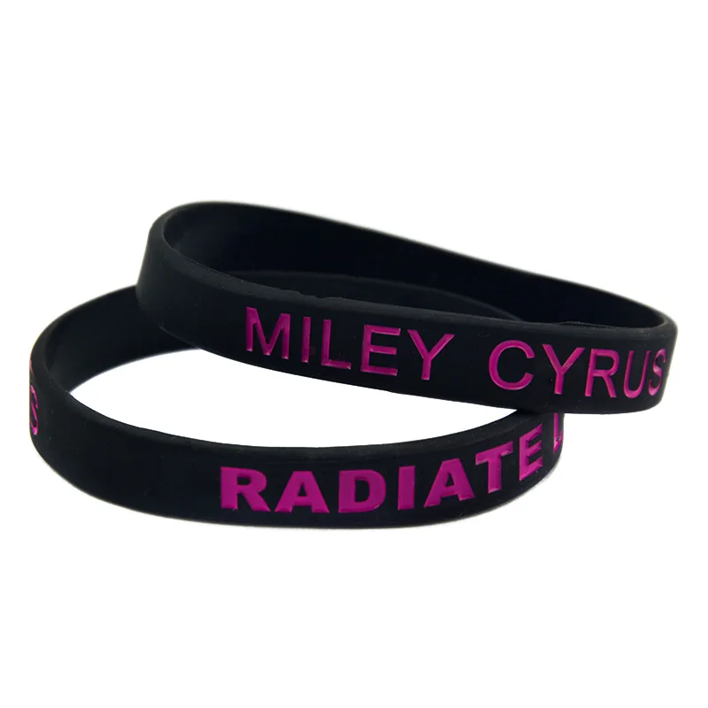 Силиконовый браслет Miley Cyrus Radiate Love для музыкальных фанатов 1 шт.|Браслеты с