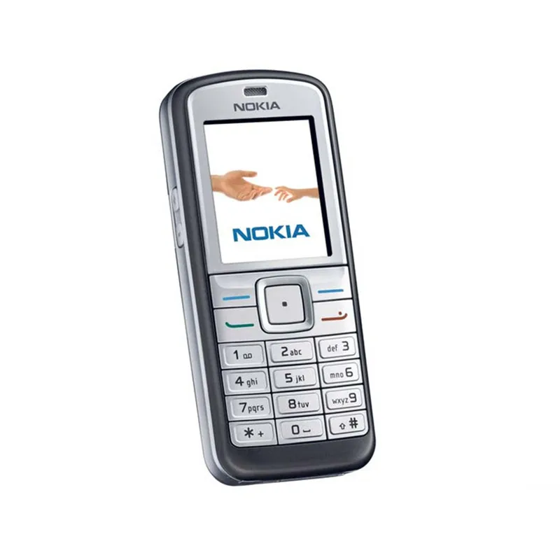 Nokia 6070 разблокированный Восстановленный мобильный телефон 2G GSM дешевый Nokia мобильный телефон один год гарантии