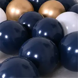 10 шт. воздушные шары в середине ночи синий темно-синий мини воздушные шарики Маленькие латексные пастельные шары девичник Вечеринка День