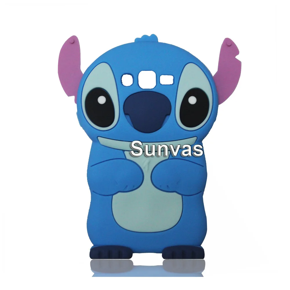 3D мультяшный чехол для Samsung Galaxy J2 Prime G532 G532F Grand Prime Plus G530+ чехол для телефона с изображением кошки лошади единорога Fundas Coque - Цвет: Blue Stitch