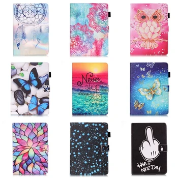 

Star Print Cartoon Flip PU Leather Case For Samsung Galaxy Tab A 9.7 T550 T555 SM-T550 9.7'' Tablet Case Capa Funda Coque #A