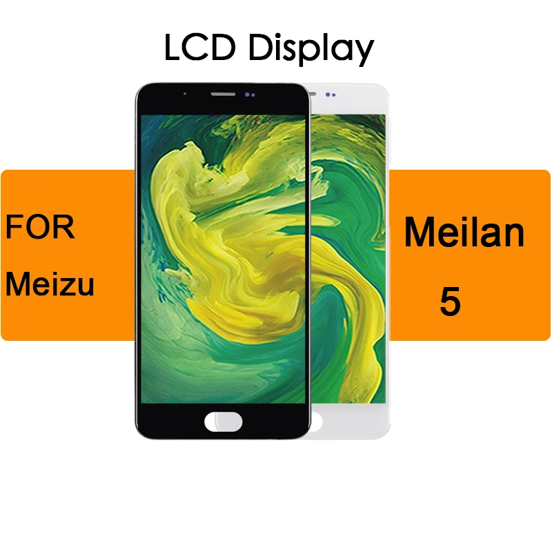 Модуль дисплея ЖКИ 1280x720 для MEIZU M5 ЖК-дисплей Дисплей 5 2 дюймов Сенсорный экран