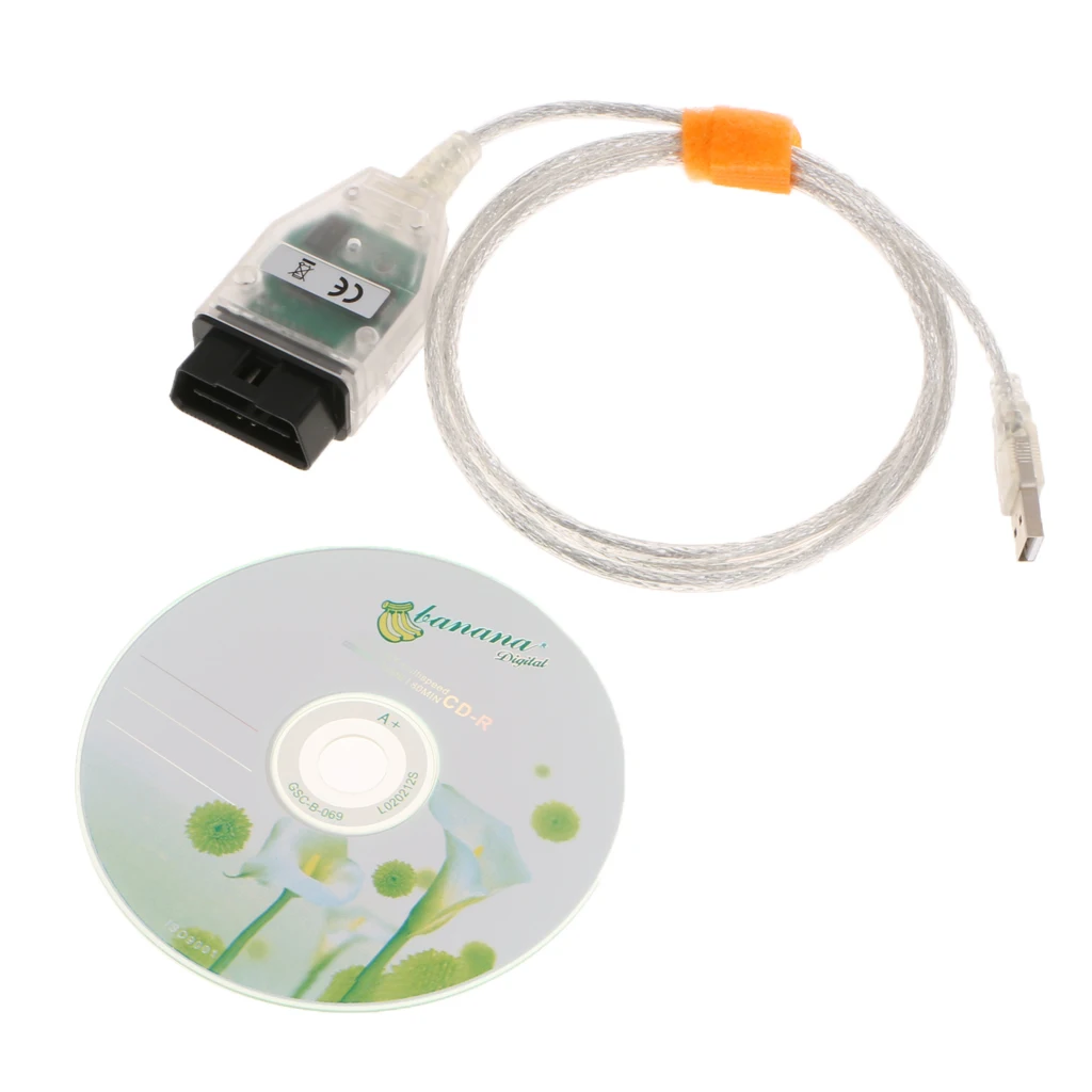 

1 Pc INPA K+CAN K FT232RL Chip Diagnostic Tool Cable OBD2 USB Interface For BMW