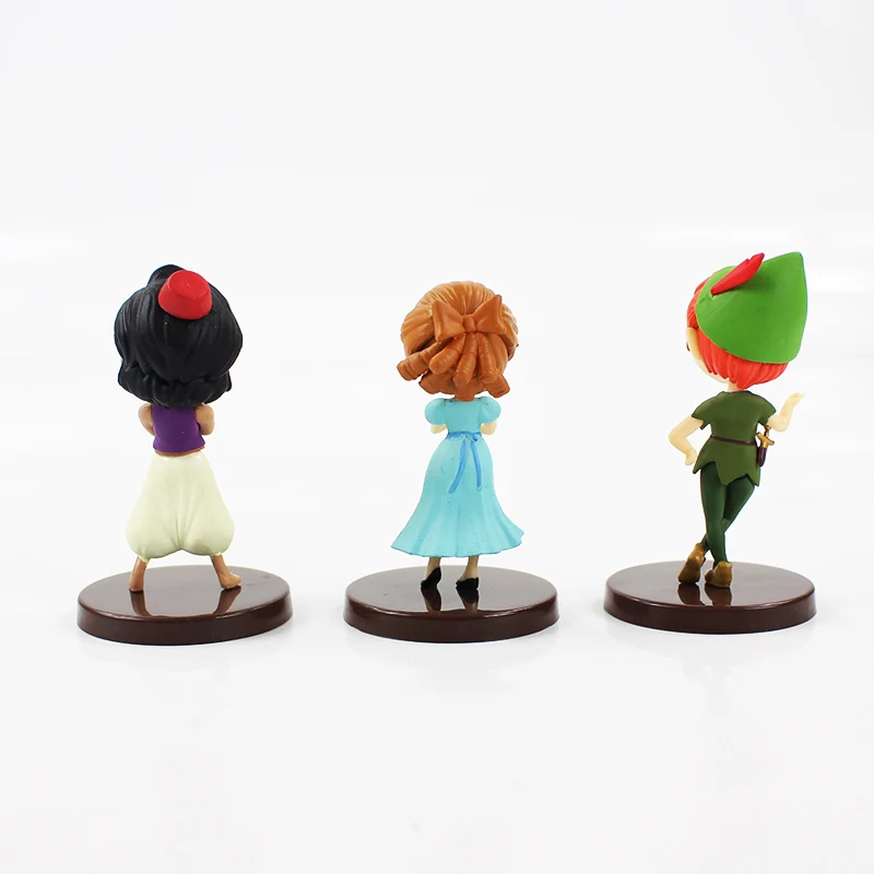 3pcs/set QPosket Q Posket Petit Characters Fantastic Time Aladdin Wendy Peter Pan Toy Figures PVC Action Figure Kids Toys Dolls 3pcs/set QPosket Q Posket Petit Characters Fantastic Time Aladdin Wendy Peter Pan Toy Figures PVC Action Figure Kids Toys Dolls
