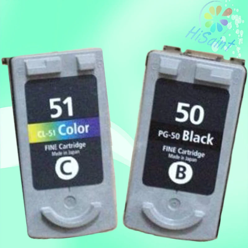 Hisaint черный и цветной чернильный картридж для Canon PG50 CL51 Pixma MP150 MP160 MP170 MP180 MX308 MX318 IP2200