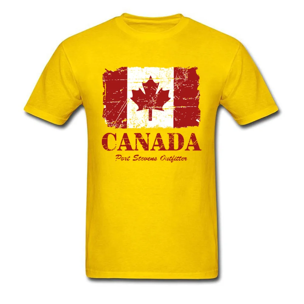 Canada Maple Leaf Flag_yellow