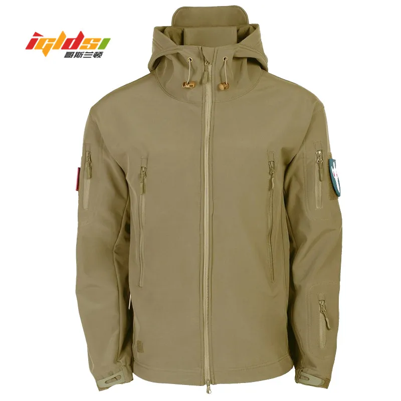 Армейская тактическая куртка IGLDSI Lurker Shark Skin Soft Shell V4 Мужская водонепроницаемая