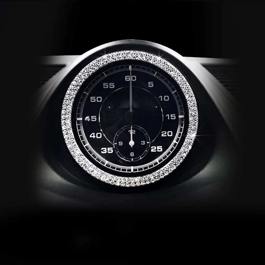 Аксессуары для салона автомобиля Porsche Macan/Cayenne/Panamera/911/Cayman/Boxster, кольцо для часов, отделка автомобиля