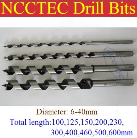

[40*1080mm length] 40mm diameter wood screws drill bits | 1.6'' * 40'' woodworking Spiral drill tools spiral fluted wood auger