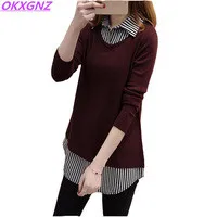 Fake-Two-Pieces-Pullover-Sweater-Women-2017-Autumn-Winter-Fashion-Knitted-Sweater-Women-Clothing-Shirt-Collar.jpg_200x200
