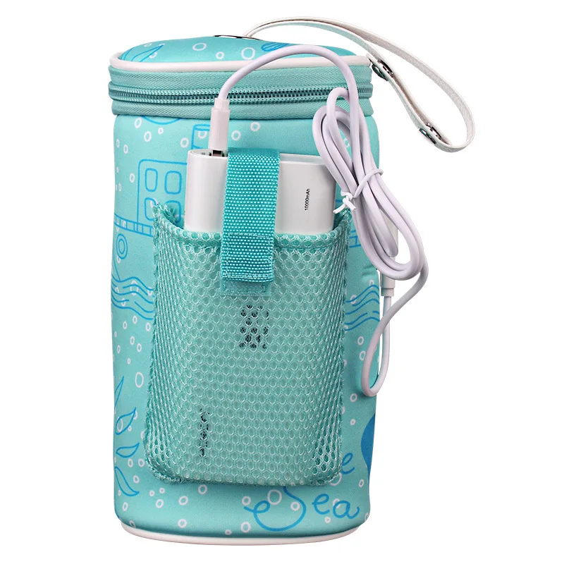 

Car portable baby out bottled thermostat bag USB heating intelligent insulation milk insulation set